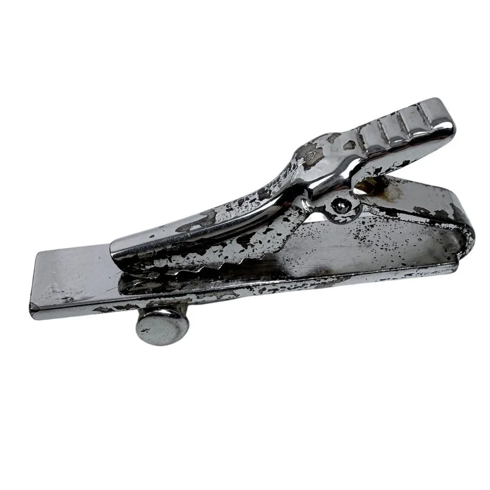 Anson Gavel Tie Bar Mens Sterling Silver Judge Law
